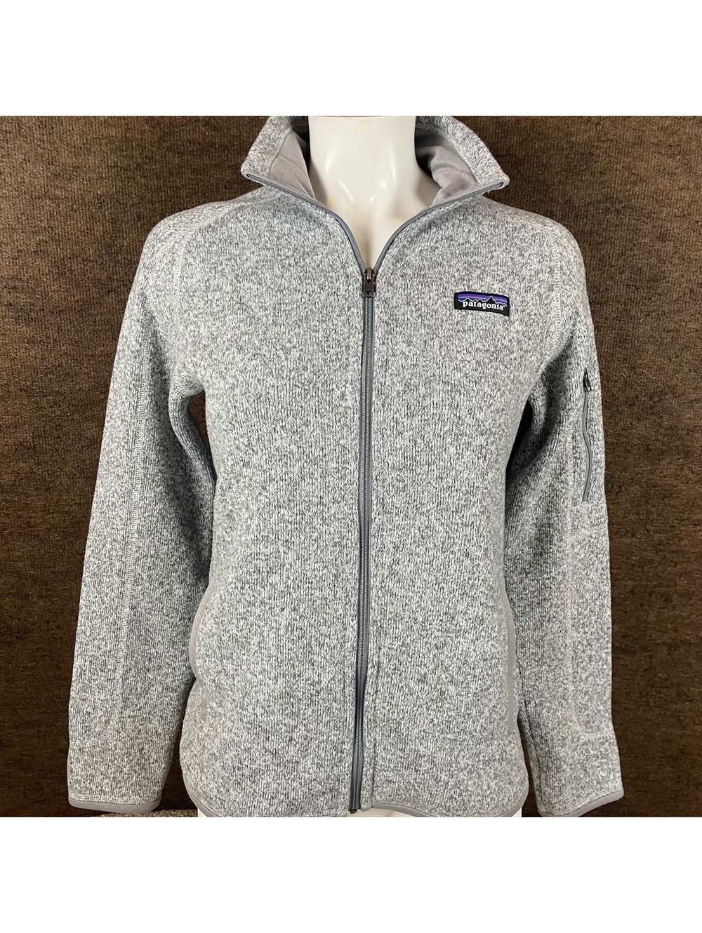 Patagonia Jacket Womens Small Gray Better Sweater Full Zip Fleece STY25542 R2